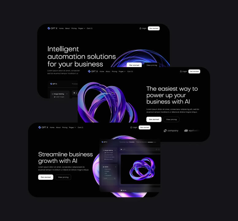 Section Included - GPT X Webflow Template